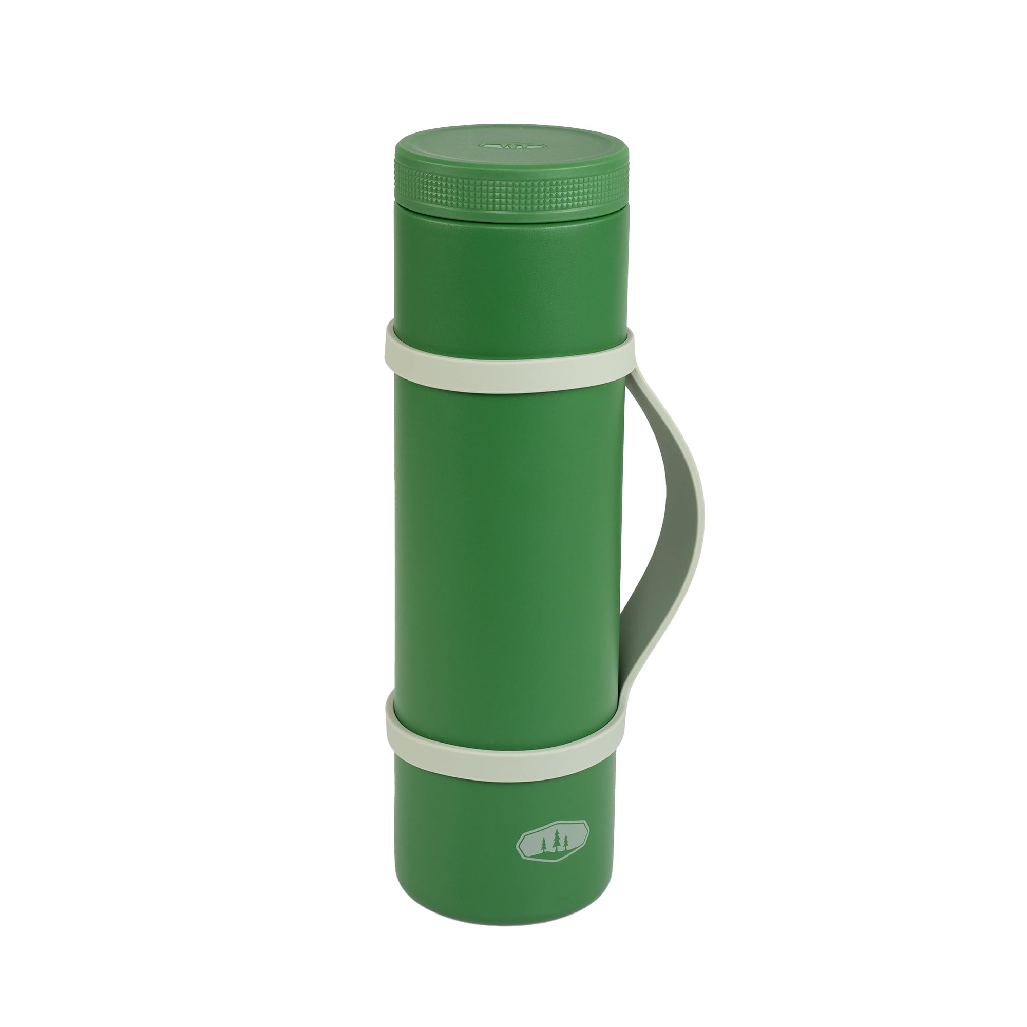 GSI Outdoors Glacier 2 Can Cooler Stack, Double-Wall Vacuum Insulated Travel Cooler Tube for Two 12 Ounce Cans