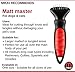 Mikki Dog, Cat Matt Master Rake - Matt and Tangle Remover - De-Matting Comb Tool for Pets - 8 Blade