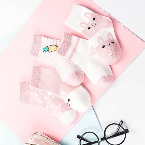 Mshen 5 Pairs Little Big Girls Socks Cotton Soft Cute Kids Socks,Gks002-L #TOP7