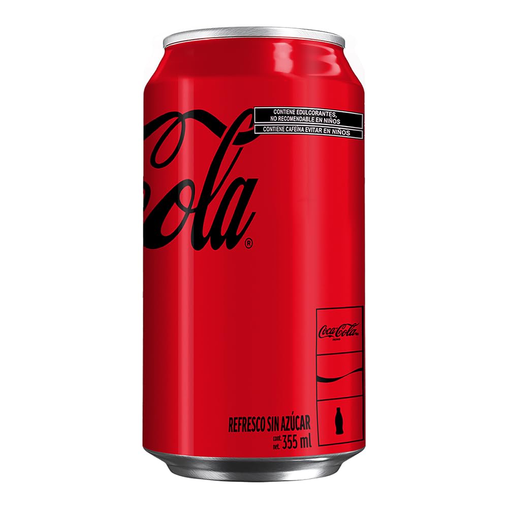 Coca-Cola Sin Azúcar, 12 Pack - 355 ml/lata - 355ml