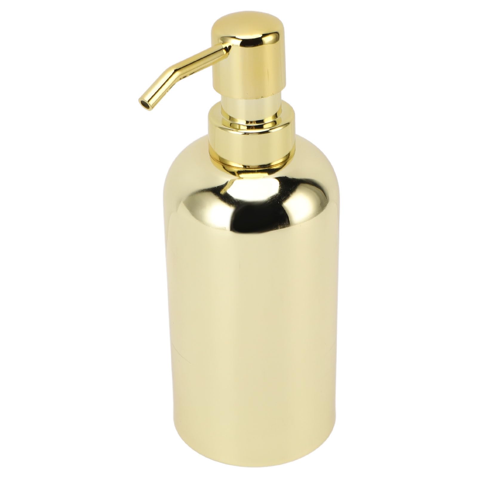 Aramox 304 Dispensador de de Encimera de Acero Inoxidable, Duradero y Elegante para el Fregadero de la Cocina de Baño, con Lujoso Diseño Dorado y Fácil de Usar, Mejora la Estética la Funcionalidad,
