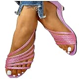 LLDG Damen Sandalen Keilsandalen Mode Pumps Sandale Sommerschuhe Elegante Sommer Offene Schuhe Vintage Slingback Sandalen Open Toe Schuhe Zarte Abendschuhe Elegante High Heel Sandaletten