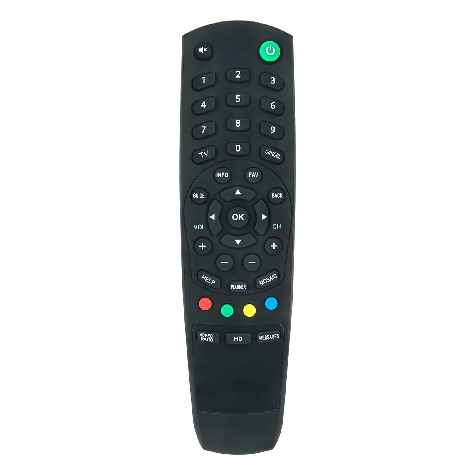 ALLIMITYReplacement Remote Control Suitable for DOLCE HD Telekom Sat DIGI KAON NA1400HD KA-003HD KSF-270S2CX KSF-270IR TLCC600 NA1410HD NA1170HD NA1000HD NA1600HD KA-003HD