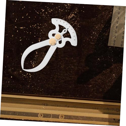 Calibrador compacto de espesores y profundidades MAGICLULU en acero inoxidable para carpintería y mediciones precisas, graduación métrica miniatura 6