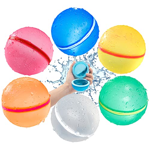 Wiederverwendbare Silikon-Wasserballons selbstdichtende Wasserballons für Kinder schnell füllen Wasserbomben für Splash Game Pool Spielzeug im Freien Spielzeug für Kinder Sommer...