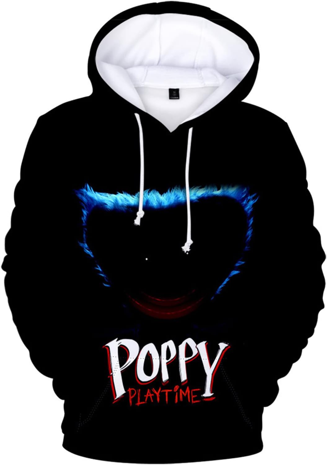 Kids Poppy Playtime Hoodie Harajuku Men Women Fashion Huggy Wuggy Sweatshirt Spring and Autumn Models Horror Clothes Long Sleeve Plus Size 4xL,2XL,E