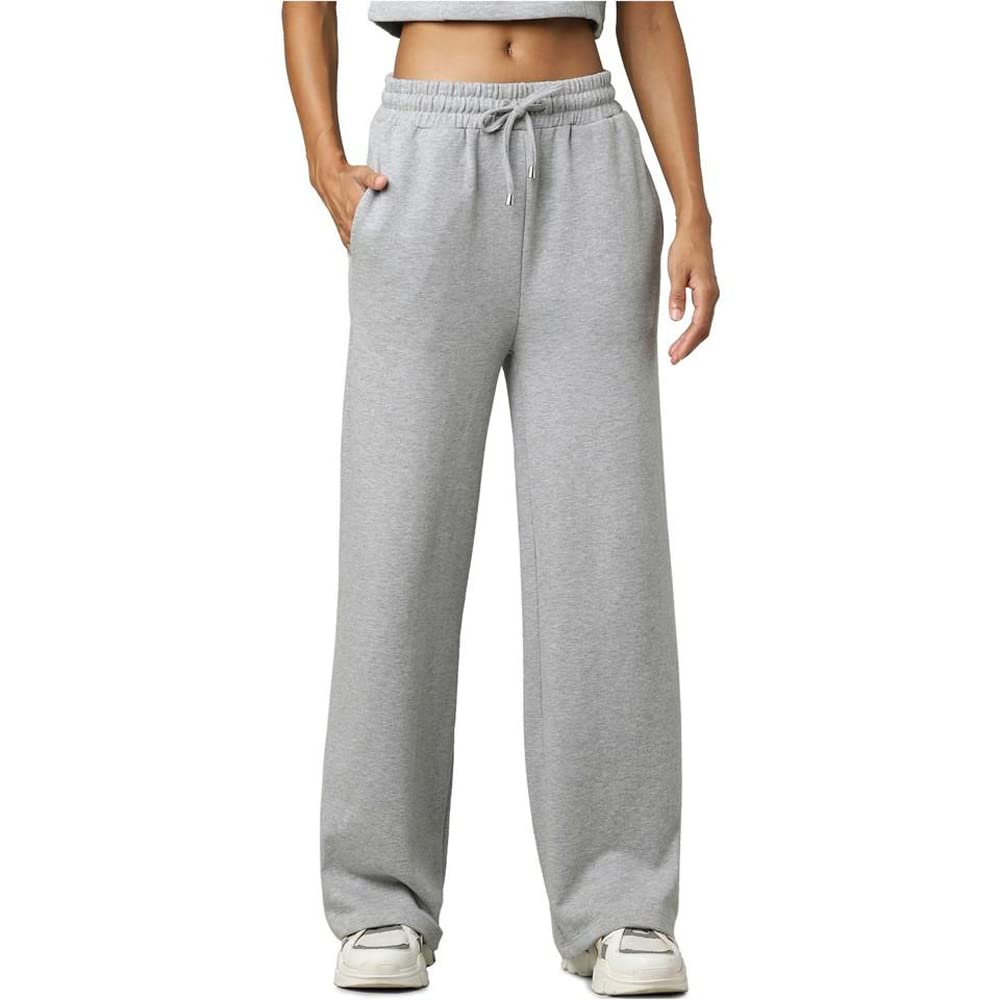 ONLYWomen's Straight Fit Mid Rise Track Pant