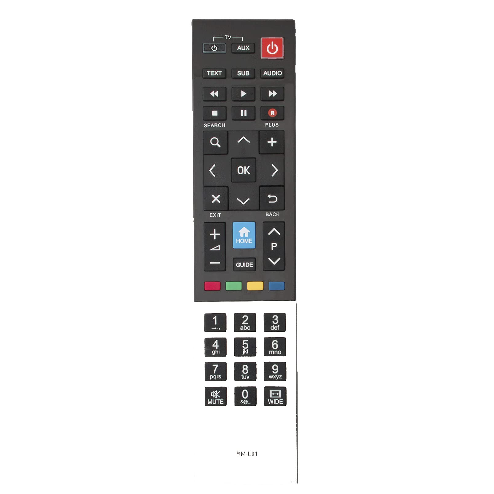 ALLIMITYRemote Control Replace fit for Humax iCord Evolution Satellite Receiver Streamer 03202-00204 RM-L01 RML01