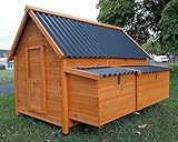 Cocoon Farm House XL Chicken Coop – Extra Large Wooden Hen House with ECO Rot-Proof Roofs, Pull-Out Trays, 6 Nesting Areas & Secure Locks – Ideal for 12–15 Birds - Image 8