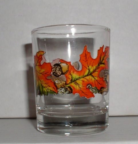 AUTUMN LEAVES ONE OUNCE SHOT GLASS