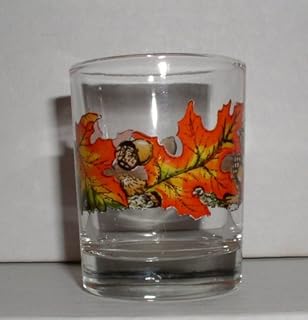 AUTUMN LEAVES ONE OUNCE SHOT GLASS