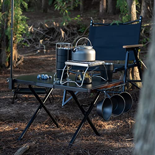 Mesa de Piquenique, Mesa de Acampamento, Mesa de Acampamento Dobrável, Peso Leve, Fácil Instalação,