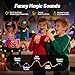 Mini Karaoke Machine for Kids,5 Voice Effects - Portable Bluetooth Speaker with 2 Wireless Mics LED Lights for Boys Girls Ages 3-12| Kids Karaoke Machine Birthday Gift Toy for Singing,Party & Play