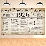 DARUNAXY Vintage 1926 Backdrop Banner