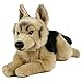 Teddys Rothenburg Kuscheltier Schäferhund 45 cm liegend braun/schwarz Plüschhund Plüschschäferhund Uni-Toys