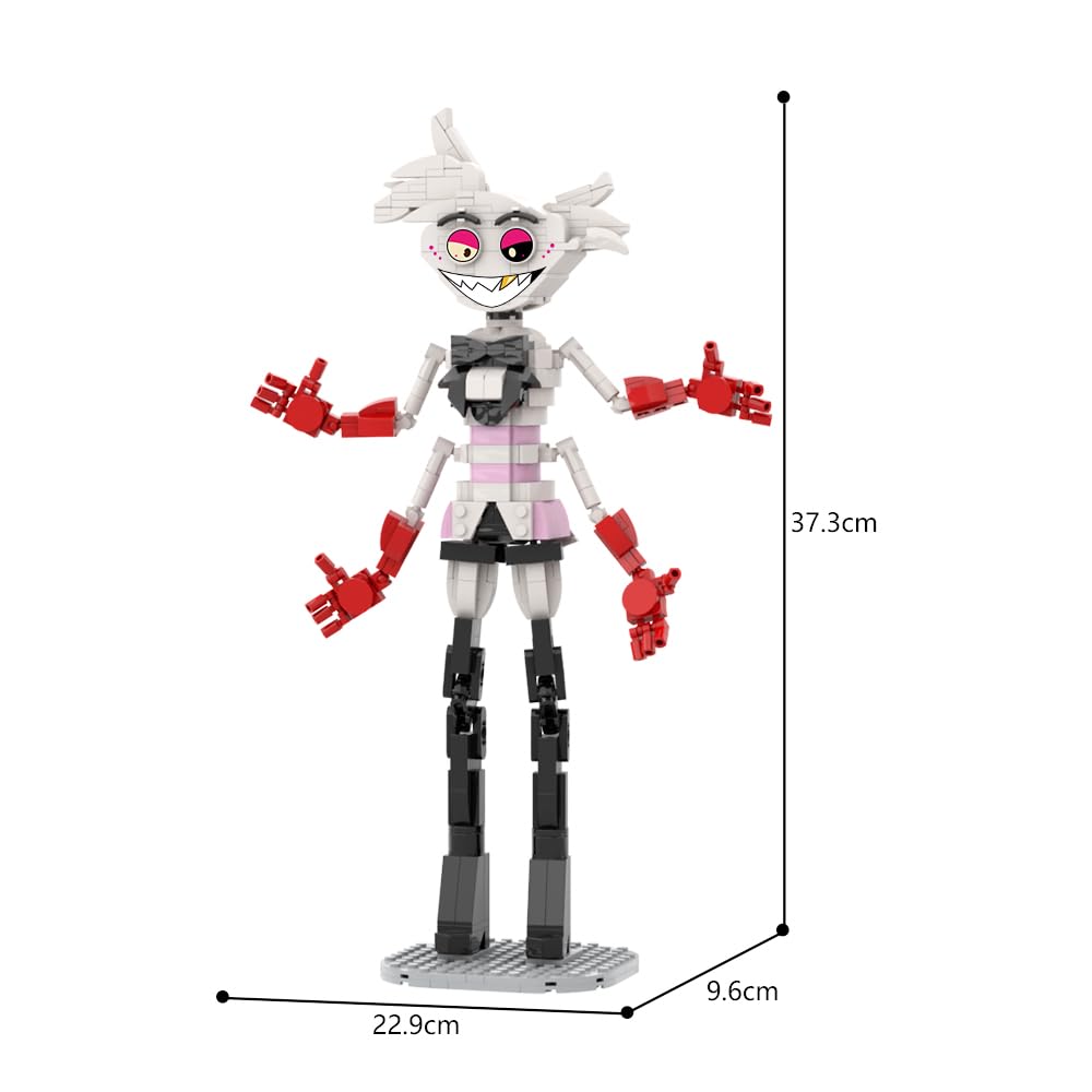 Angel Dust Hazbin Building Block Kit Toys, Hotel is Compatible