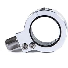 Monster Tower Accessory Bracket with Post - Replacement Bracket for Monster Tower Racks or Mirrors, 6063 Aluminum, Universal Inserts - Polished/Anodized Silver