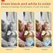 URMYWO Black and White Baby Toys, Tummy Time High Contrast Newborn Toys 0-3 Months, Soft Baby Book, Visual Stimulation Montessori Sensory Infant Toys 0-6-12 Months, Shower Gift for Boys Girls