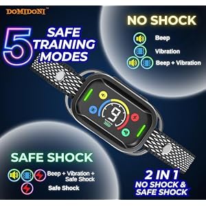 Dog Bark Collar for Large/Medium/Small Dogs, Smart Bark Training Collar - Beep Vibration and 2-in-1 Safe Shock or No Shock, Waterproof-Rechargeable Anti-Barking Training Collar (01-Upgraded) Dog Bark Collar for Large/Medium/Small Dogs, Smart Bark Training Collar – Beep Vibration and 2-in-1 Safe Shock or No Shock, Waterproof-Rechargeable Anti-Barking Training Collar (01-Upgraded)