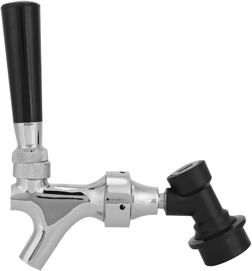 Draft Keg Tap, G5/8 Thread Nonajustable Draft Beer Faucet, Beer Tap Faucet Replacement for Pubs, Restaurants, Hotels, Homes, Bar, Beverages