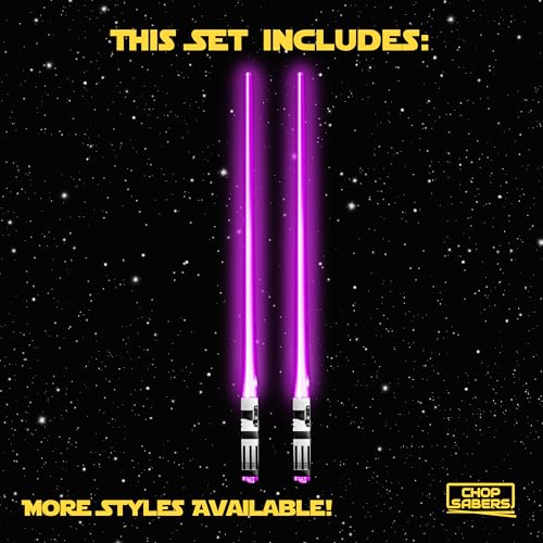 Chop Sabers Light Up Lightsaber Chopsticks, 1 Pair, Purple - Thumbnail 7