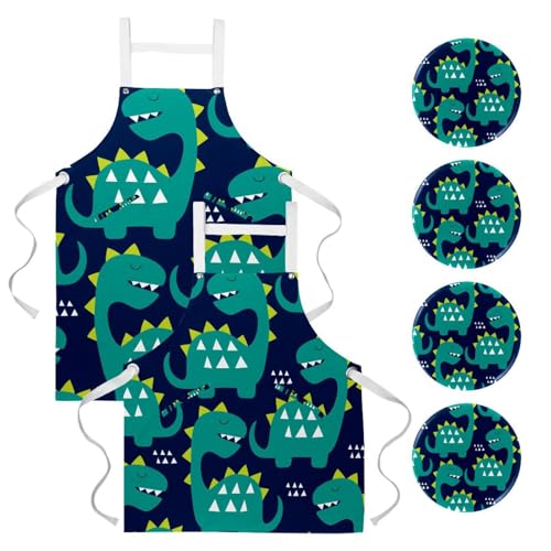 Tablier de cuisine polyvalent pour travail en bar bistrot et entretien ménager