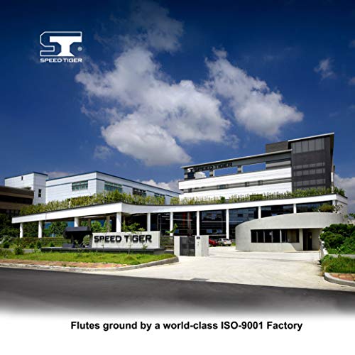 Speed Tiger Itbta Tapered End Mill- Cnc Carving Bits, Ball Tip R0.25, 1/4"Shank 3"Ovl For Wood/Alloy Steels/Hardened Steels-Made In Taiwan #TOP6