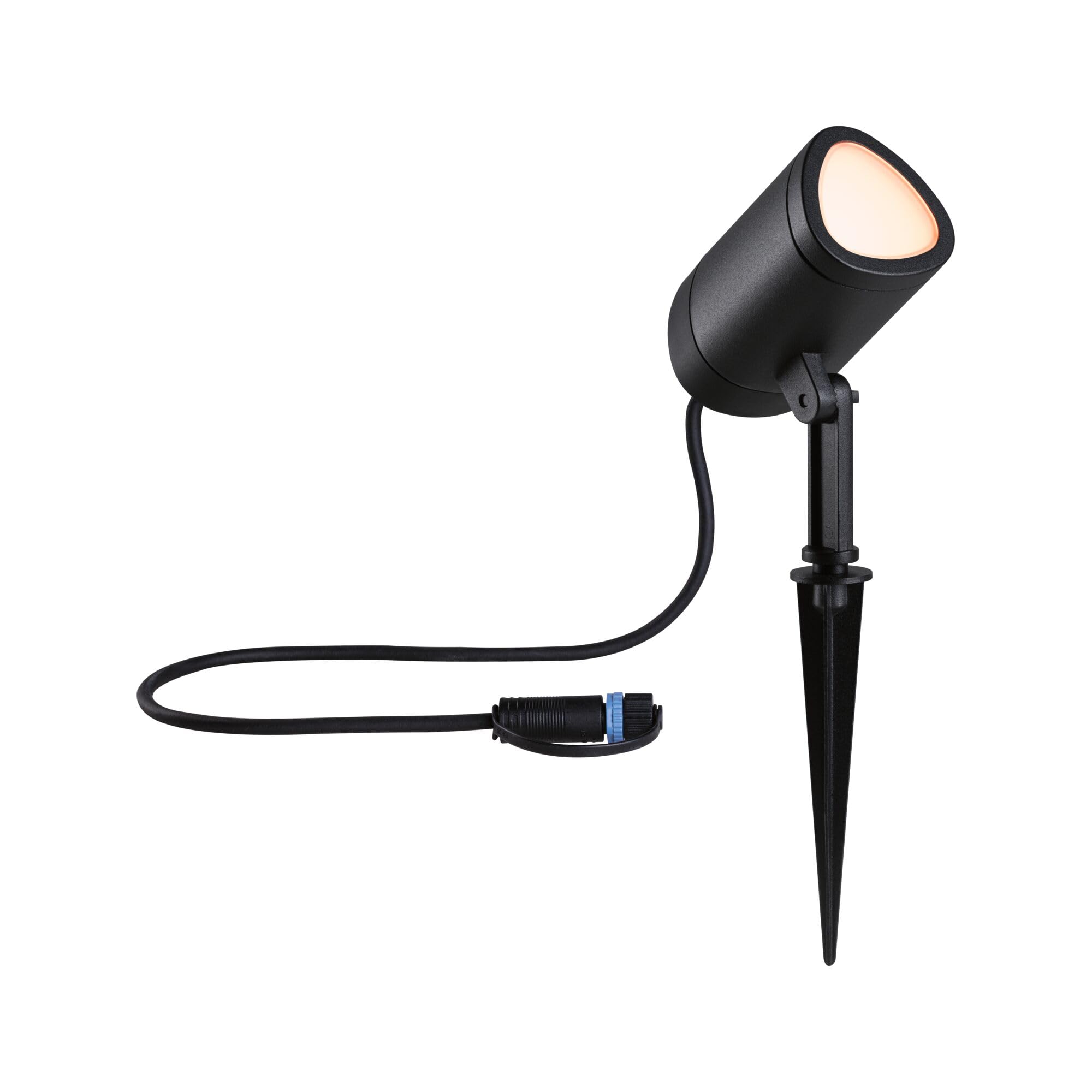 Paulmann 94849 Plug & Shine LED reflektor ogrodowy Shira Smart Home Zigbee 6,5W 250lm możliwość ściemniania 455mm antracyt aluminium RGBW+