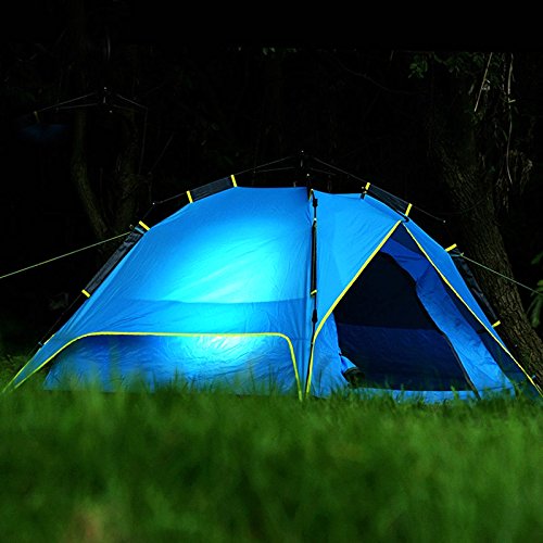 Carpa impermeable para camping 3-4 personas doble capa miniatura 5