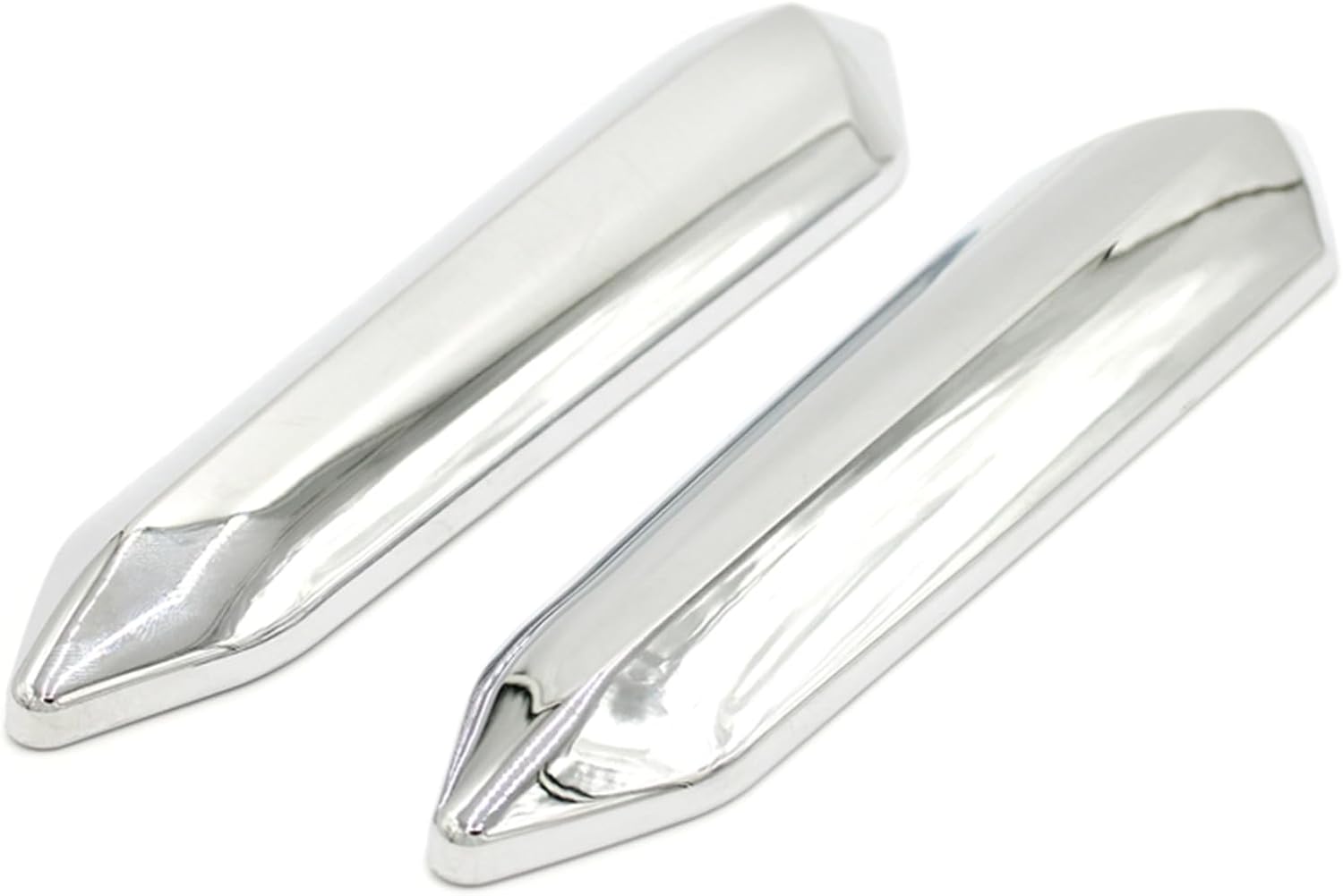 Motorcycle Windshield Strut Covers Windscreen Trim Compatible with Honda Goldwing GL1800 Gold Wing Tour 2018 2019 2020 (Chrome)