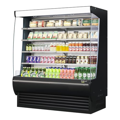 Turbo Air Vertical Open Display Extra Deep Cold Food & Beverage Grab & Go Merchandiser for Convenience Stores and Super Markets
