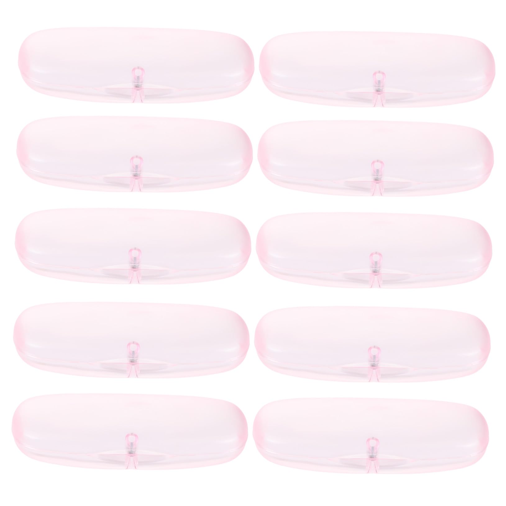 FOMIYES 10pezzi Scatola Porta Occhiali Rigida Pz Trasparente Opaca Antiurto e Antipolvere Custodia Portatile Per Occhiali Da Sole Da Viaggio Da Donna