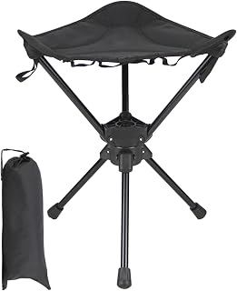Genérico Silla Plegable | Silla Giratoria Camping | Taburete para Senderismo y,para Viaje Residencia Césped Playa Actividades al Aire Libre
