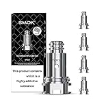 SMOK Nord Replacement Coils, 0.8 Ohm, MTL, Best with Higher VG, Compatible With Priv N19 Kit and Nord PODs Series, SMOK Vaping Coils, Pack of 5, No Nicotine
