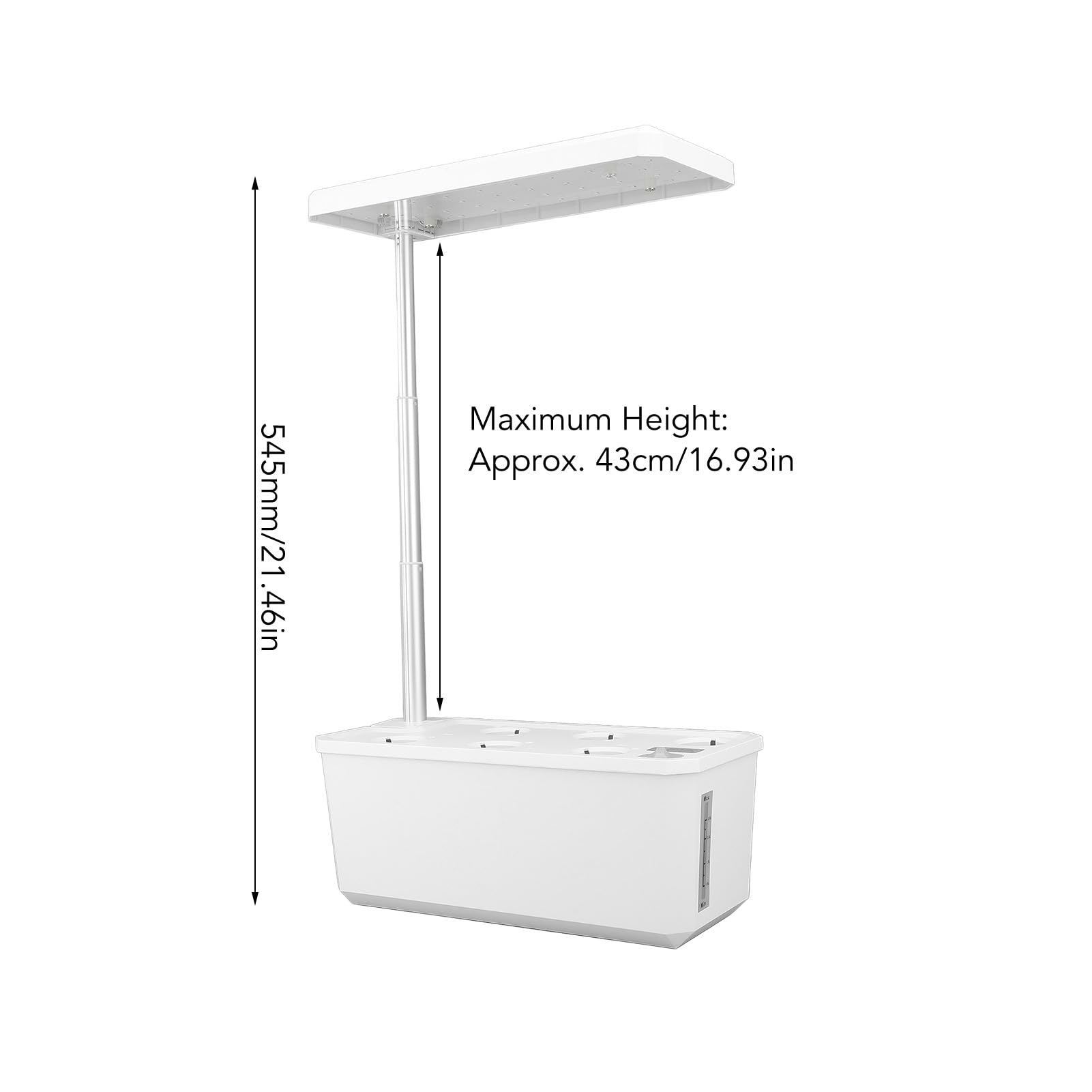 Système de Culture Hydroponique Machine de Plantation Intelligente, Système de Plantation Hydroponique LED, Facile à Utiliser, pour une Solution de Plantation (Plug EU (100-240V))