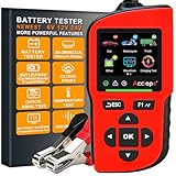 Acclope BT90 PRO Batterietester, 6V/12V/24V, für AGM/EFB/GEL/LiFePO4, 2-360Ah, 30-3800 CCA, mit Cloud-Print, Start-Stop-System Test, Schwarz, SAE/EN/IEC/CA/MCA, SOH/SOC/Spannung/Innenwiderstand