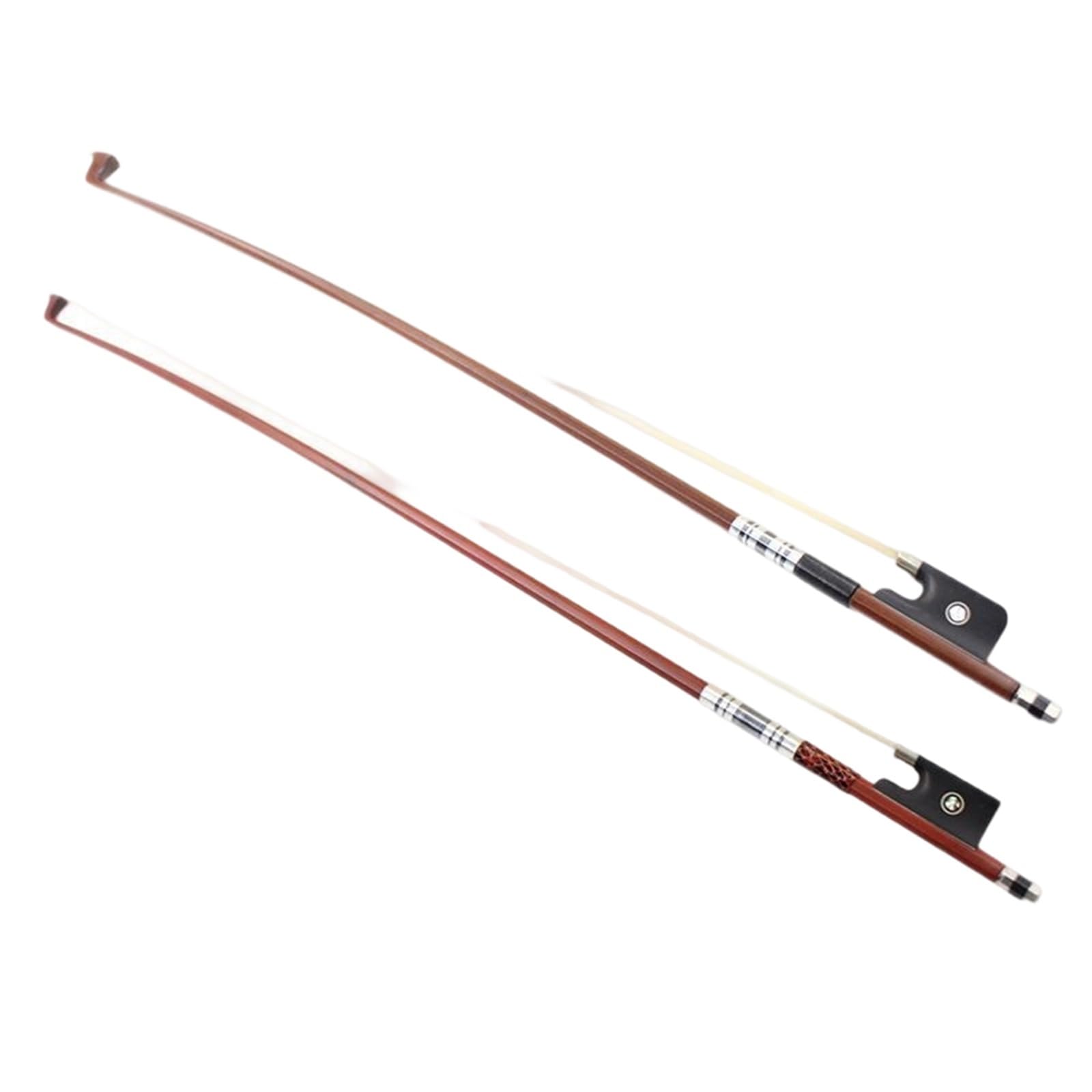 Arcos De Violín Profesionales Accesorios Para Instrumentos De Aprendizaje Y Práctica Violín Hechos Madera Natural(1/8)