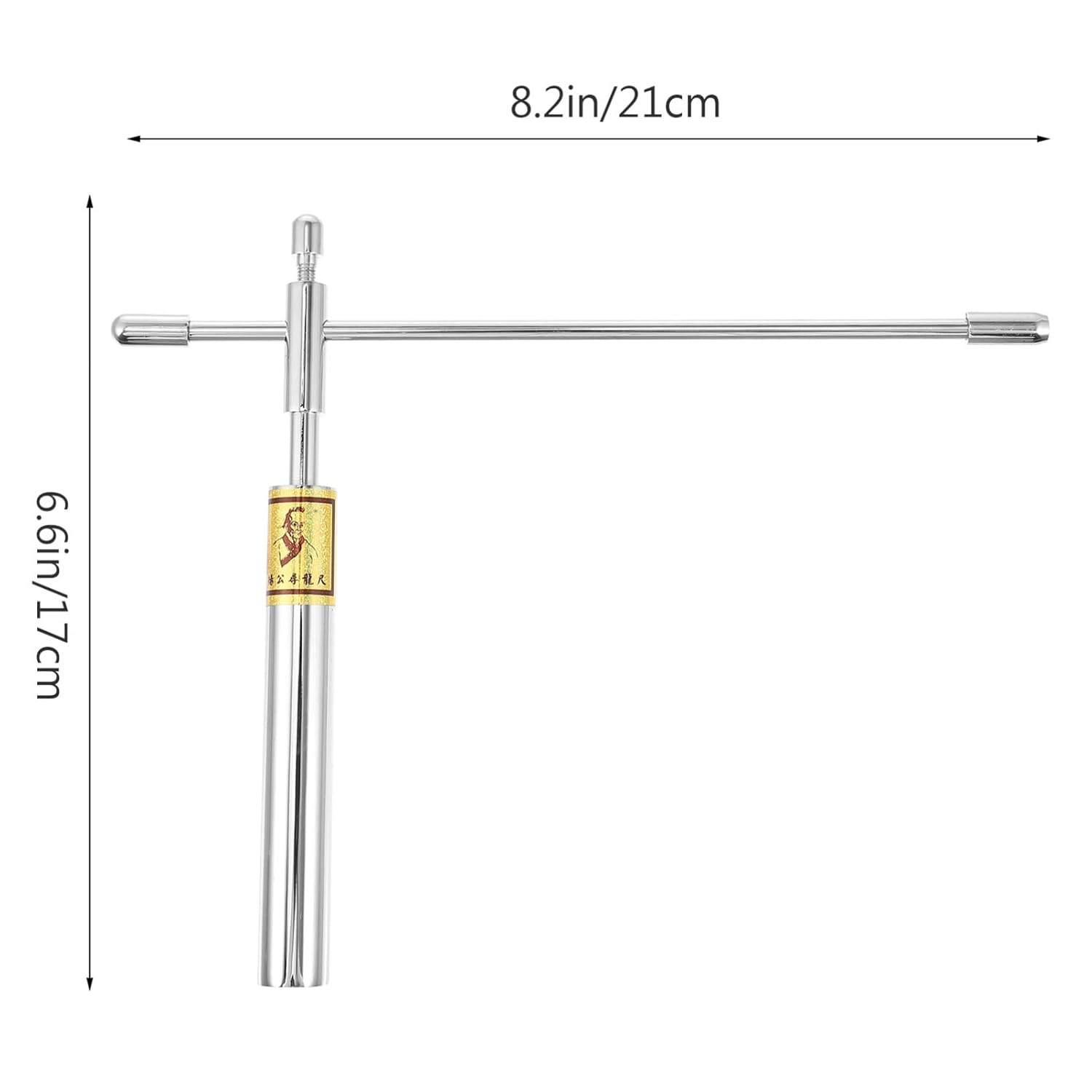 Meter Ruler Dowsing Rods Spiritual Silver Dowsing Rods for Water Detection