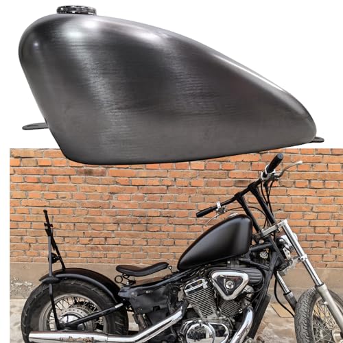 【タンク内サビゼロ】Honda Steed400 純正11Lタンク 黒赤 タンク内サビゼロ】Honda Steed400 純正11Lタンク 黒赤 タンク内