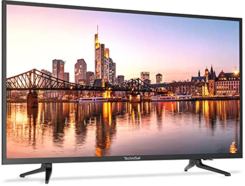 TechniSat TECHNILINE 32 ISI 2 - Full-HD-Smart-TV (32 Zoll,1080p, Einkabel-TwinTuner, USB, ELAC Subwoofer, Connect-App, ISIO-Internet, UPnP-Zugriff, Vorbereitet für Pay-TV) Titan, Modelljahr 2023