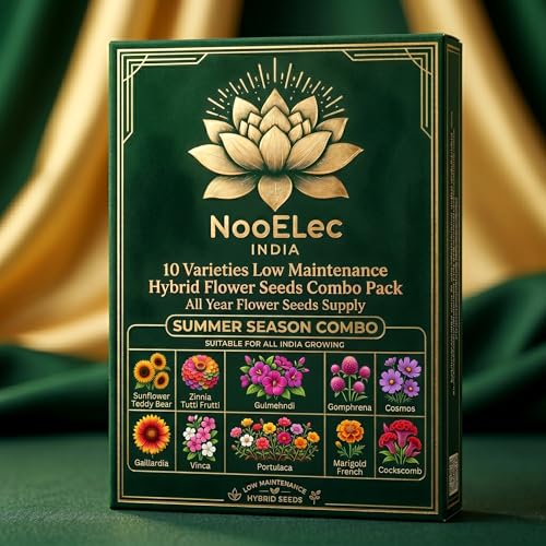 Image of Low Maintenance Hybrid Flower Seeds Combo Pack- All Year Flower Seeds Supply (10 VARIETIES SUMMER SEASON COMBO)