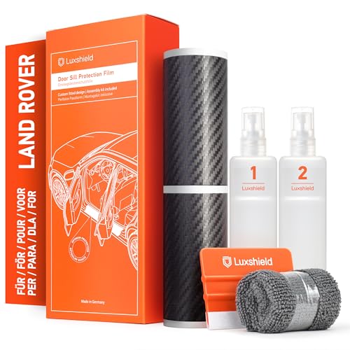 Luxshield protector de umbrales: vinilos de carbono para Land Rover Defender L663 2020-2026