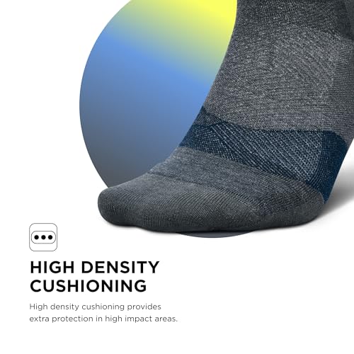 Image of Feetures Merino 10 Cushion Quarter Sock Stripe