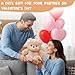 FPYWO Teddy Bear Stuffed Animal - 16 Inch Cute Teddy Bear Plush Toy Pillow for Kids & Adults, Huggable Stuffed Animal Valentines Day Gifts Plush Toys, 0.66 lbs