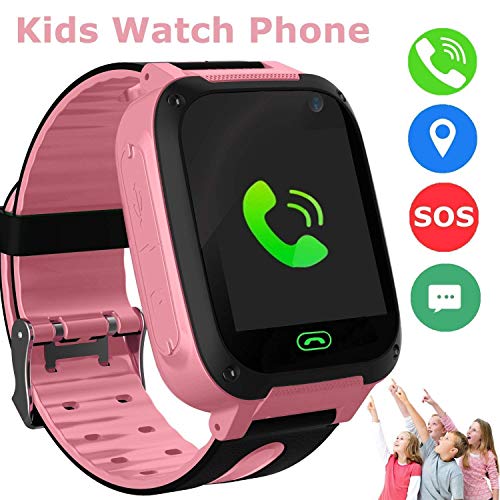 SZBXD Kids Smart Watch, LBS/GPS Tracker SOS Camera Voice Chat Touch Screen Games