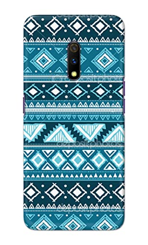Image of PRINTFIDAA Coloured Tribal Pattern Hard Back Cover for Realme X /Oppo K3, RMX1901 Back Cover -(P6) KAT1008