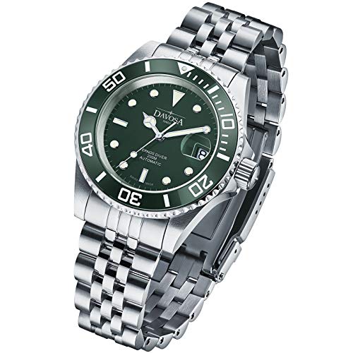 Davosa Swiss Made Men Wrist Watch, Ternos Ceramic Professional Automatic Analog Display (16155507)