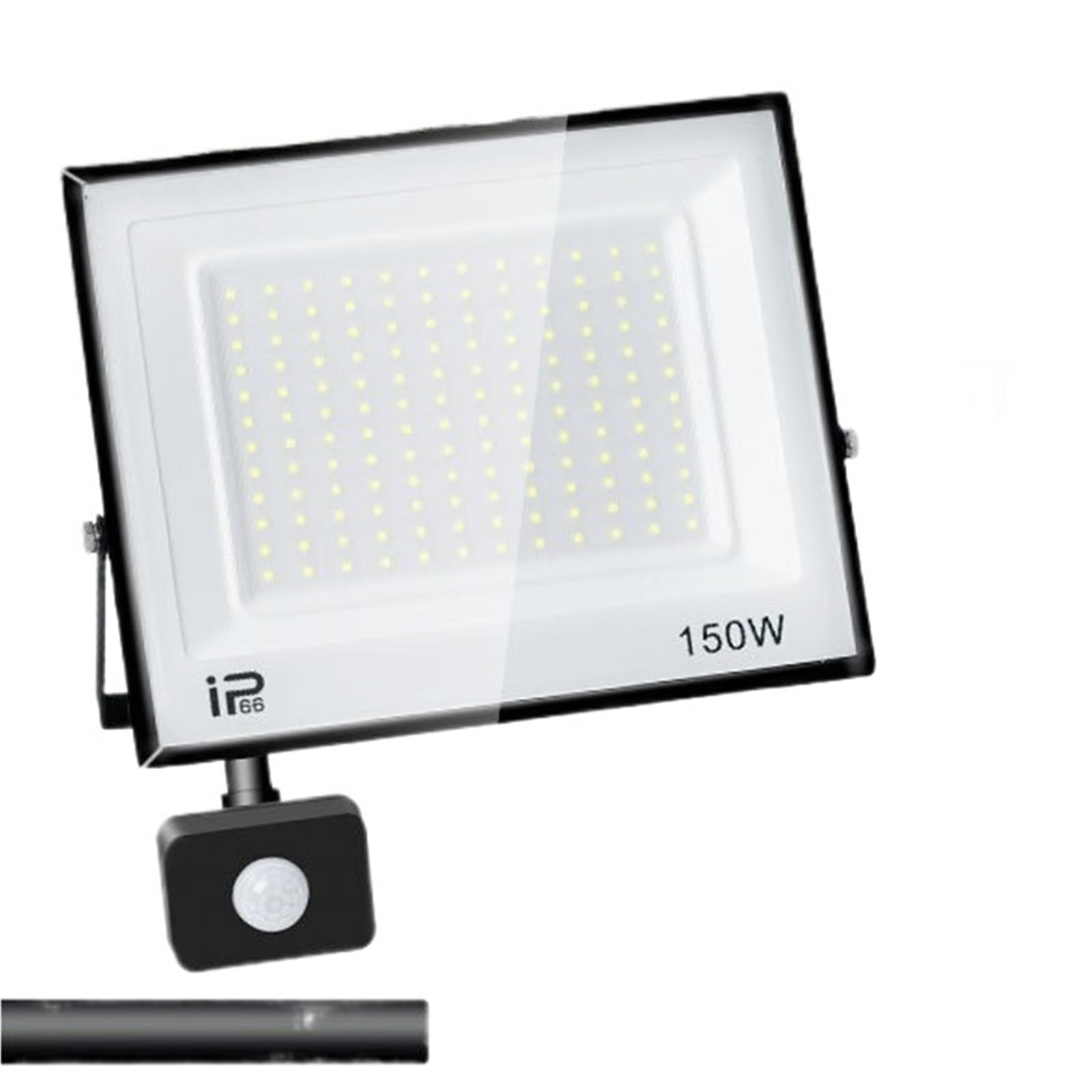 Ljljcqcns 35 Led Motion Sensor Floodlight Outdoor Wall Light White Light 150W 100W 50W 30W 20W Ip66 Waterproof Led Spotlight For(,220V(175-265V)_150W)