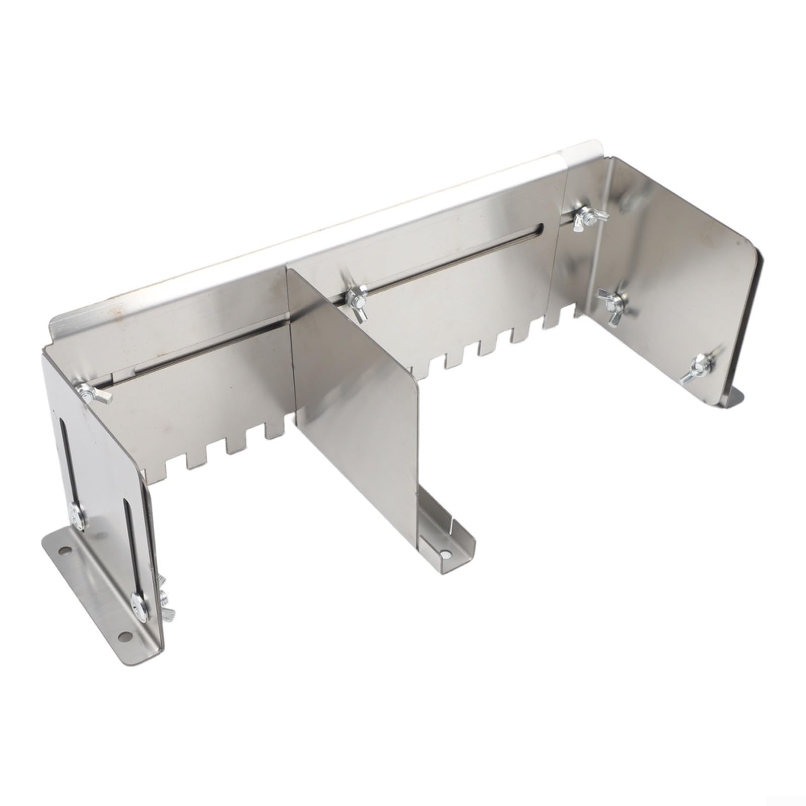 Paleta ajustable con muescas de acero inoxidable resistente para azulejos, herramienta para aplicación de lechada, colocación de suelo, construcción profesional, 30 cm (B)