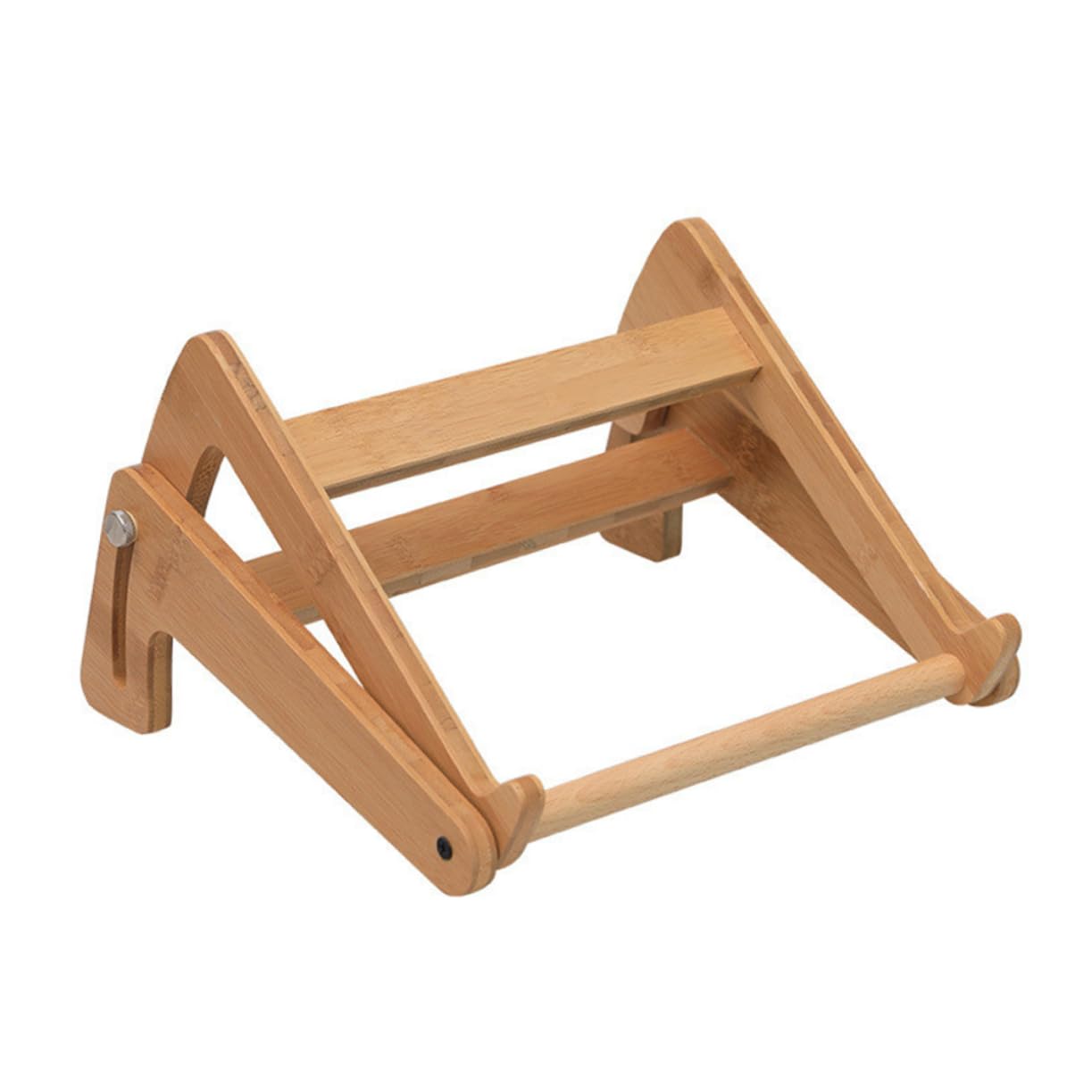 Supporto Pieghevole per Laptop in Bambù Phyllostachys Pubescens, Multi-funzionale ed Elegante, Rialzo Regolabile per Laptop e Tablet, per Librerie